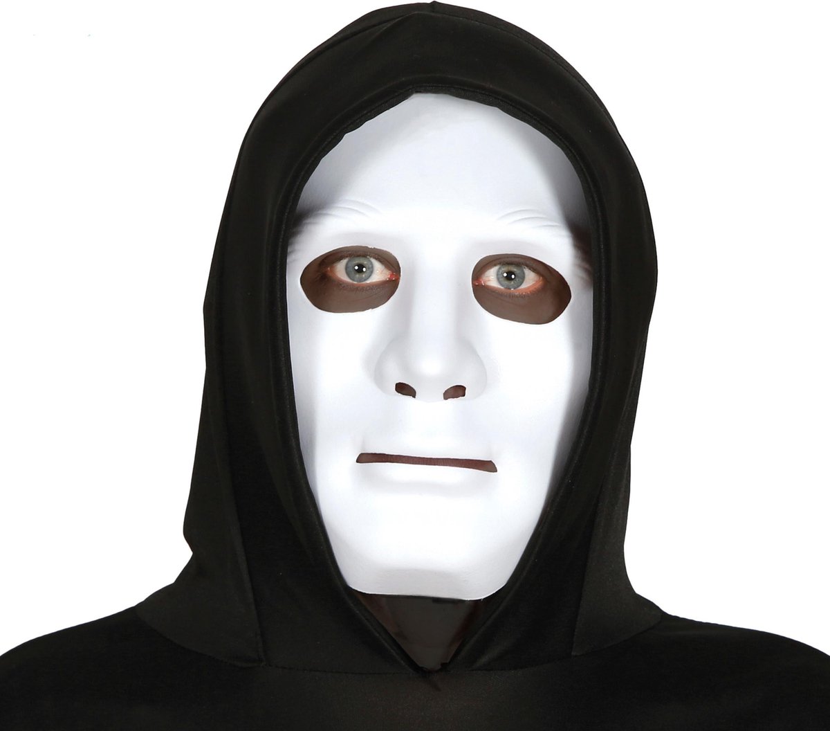 Fiestas Guirca Masker Halloween Pvc Wit One-size