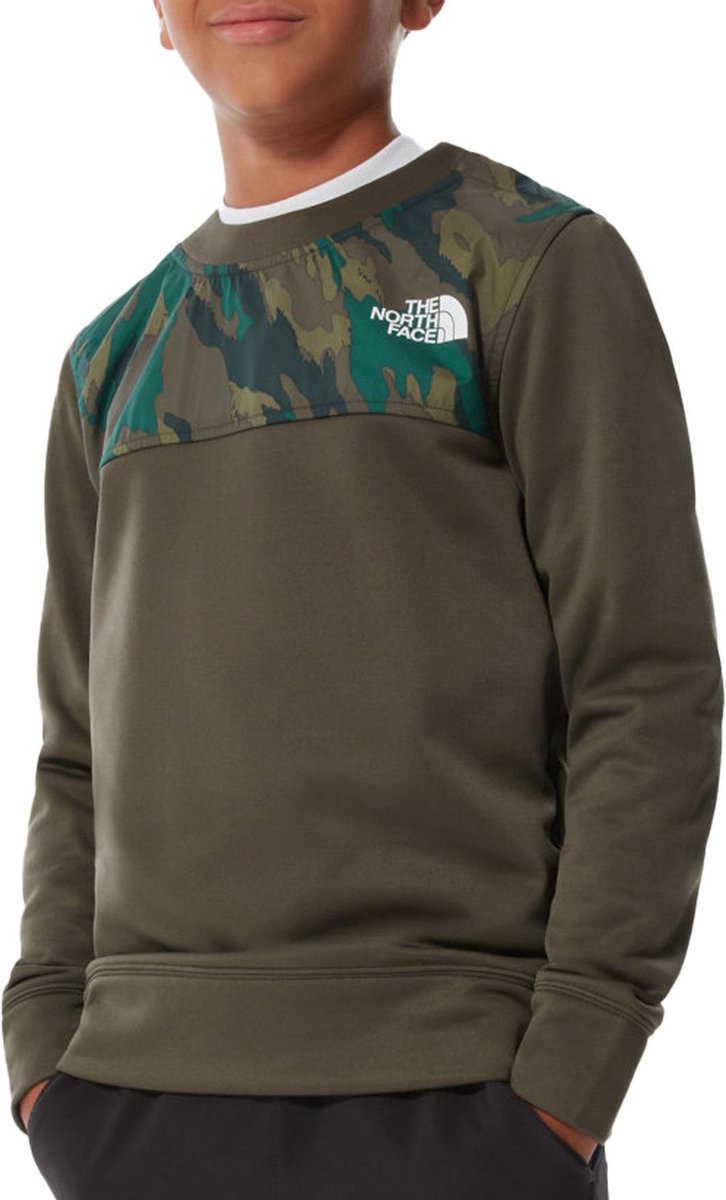 The North Face Trui - Unisex - donker groen/wit