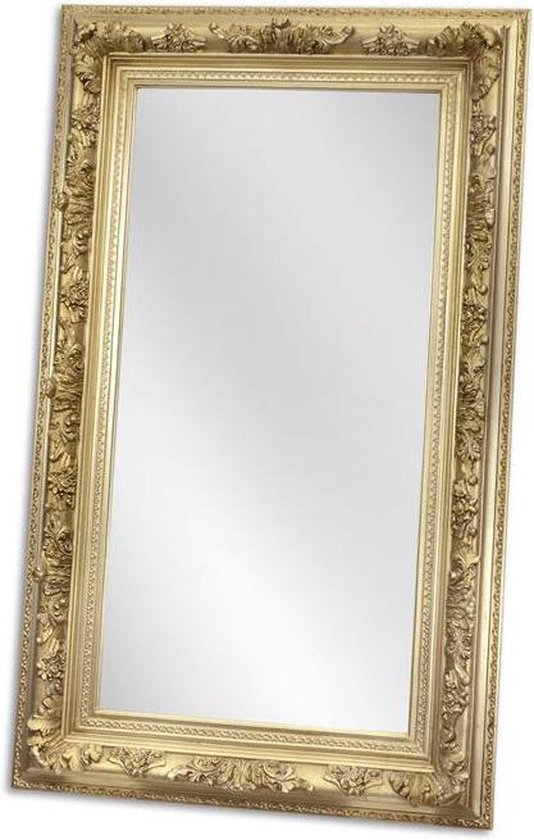 Spiegel - Klassieke wand spiegel - Zilver kleur 120,5 cm hoog | bol.com