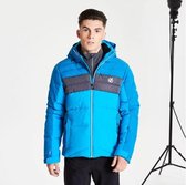 Dare2B Denote waterdichte, geïsoleerde ski-jas met capuchon voor heren, ademende outdoorjas, petrolblauw