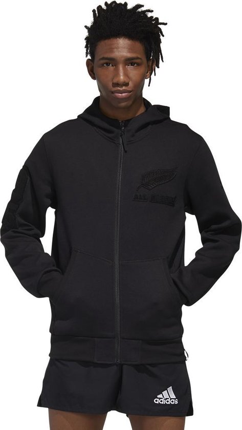 Veste de survêtement Adidas ALL BLACKS avec capuche et fermeture éclair.  Taille 3XL | bol.com
