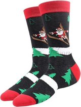 Fun sokken Kerstman ops kies (31535)