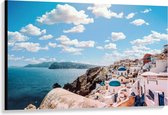 Canvas  - Mooi Uitzicht over Kos - Griekenland - 120x80cm Foto op Canvas Schilderij (Wanddecoratie op Canvas)