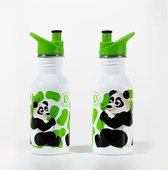 Water Revolution Waterfles 500 ml Kinderen Roestvrij staal Panda