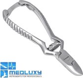 MEDLUXY - Nageltang Holle Bek - Rolveer / Bufferveer - 14 cm - 20 mm (nagelknipper)