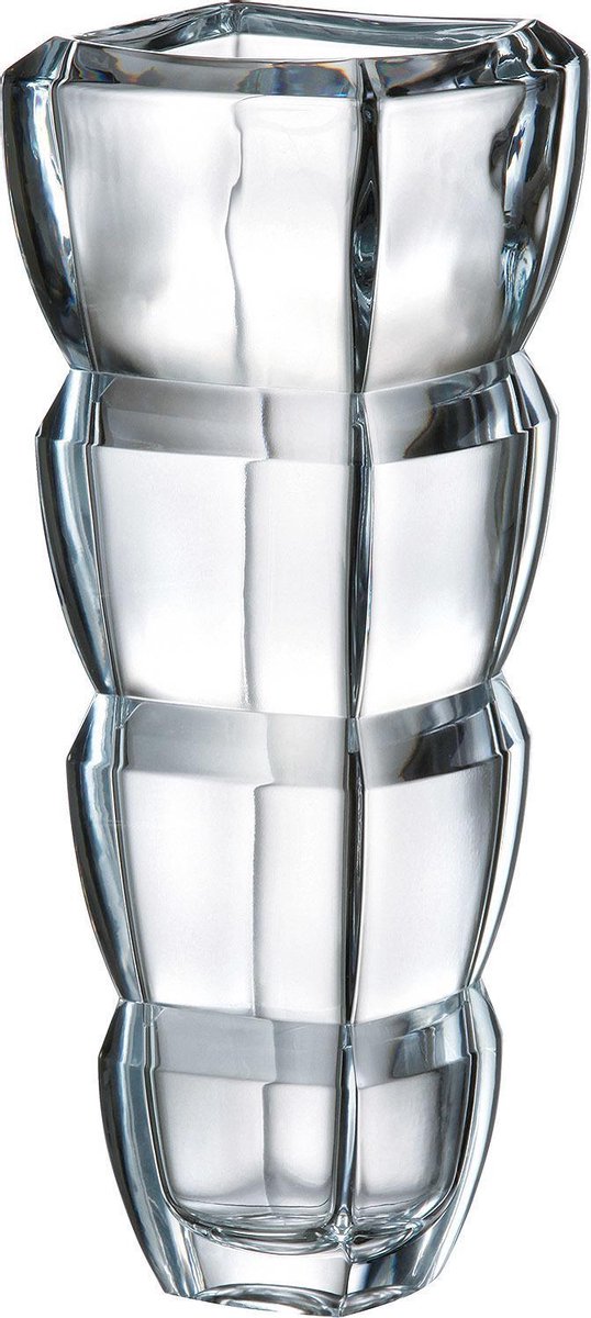 Crystalite Bohemia Segment vaas 34 cm LAATST STUK !! doorschijnend