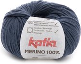 Katia Merino 100% - 53 - Blauw_ - 50 gr. = 102 m.