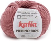 Katia Merino 100% - 76 - Zalmrood_ - 50 gr. = 102 m.