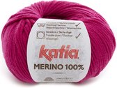 Katia Merino 100% - 16 - Fuchsia_ - 50 gr. = 102 m.