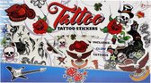 Tattoo - Kindertattoo - Blauw - Tattoo stickers - 59 Delig