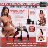 4-in-1 Bangin Bench w/ Sex Machine - Black