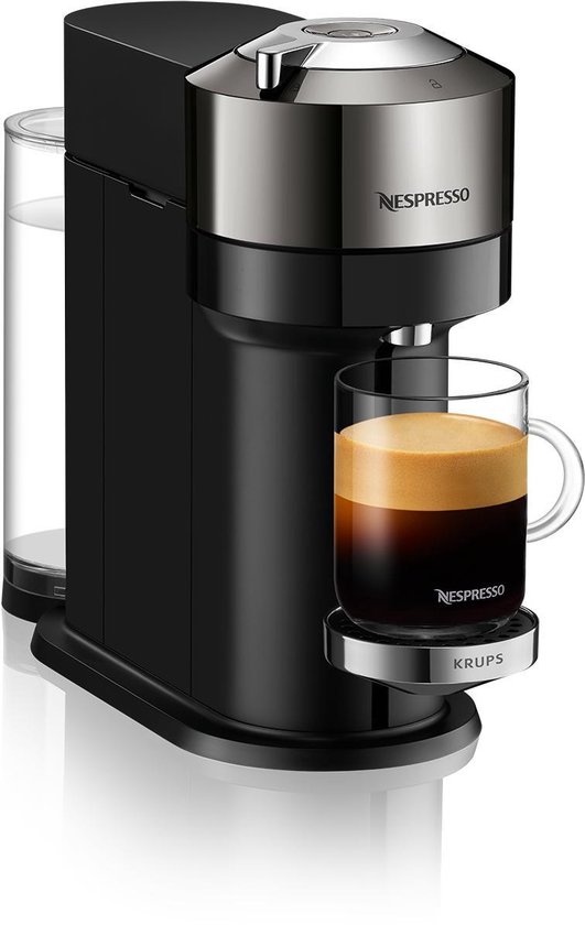 Krups Nespresso Vertuo Next XN910C10 - Machine à café à capsules - Chrome