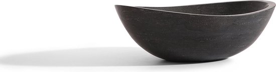 Mawialux opzet waskom - Natuursteen - 45x36 cm - Zwart - Seirra