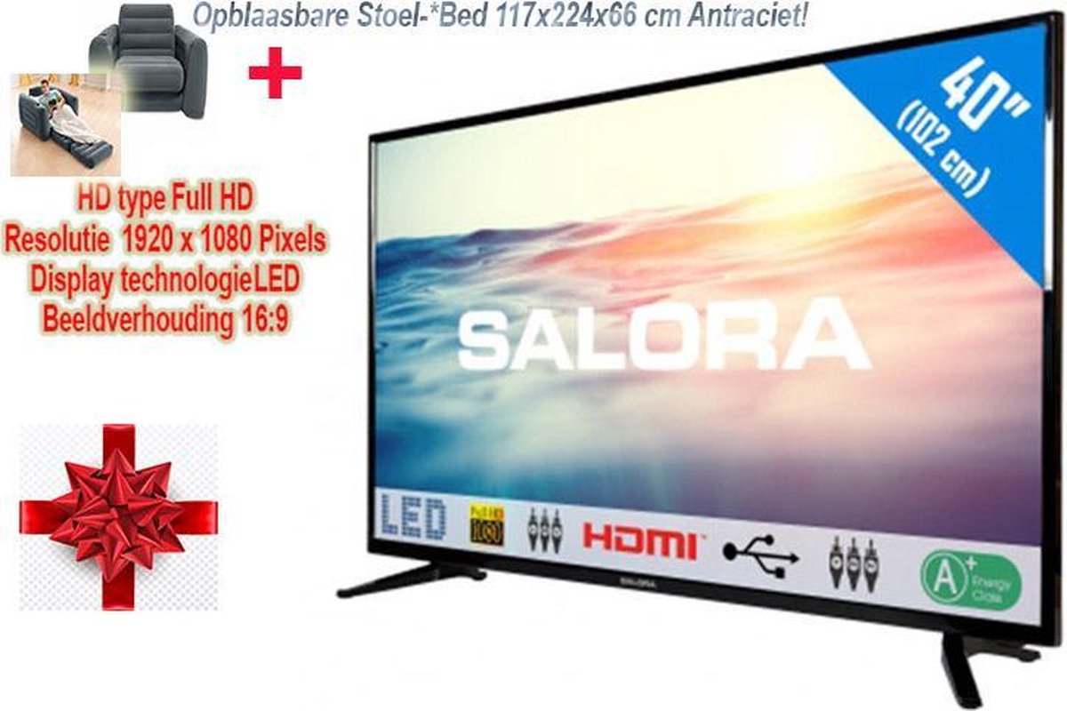 Onze Televisies Salora 40LED1600 LED Televisie 40 Inch