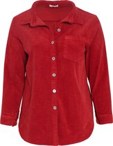 Paprika Dames Hemd in ribfluweel - Blouse - Maat 52