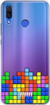 Huawei Nova 3 Hoesje Transparant TPU Case - Tetris #ffffff