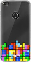 6F hoesje - geschikt voor Huawei P8 Lite (2017) -  Transparant TPU Case - Tetris #ffffff