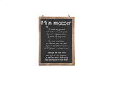 Mijn Moeder Tekstbord