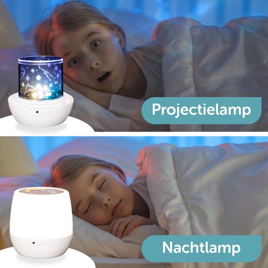 Babyspeelgoed vanaf 6 maanden, draaiende projector, kinderspeelgoed met