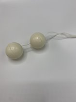 Prijsknaller - Hydas - Geishaballen - Duoballs - Vaginale ballen - Witte Benwa balletjes - Bekken trainer - neutrale Verpakking - art 1394