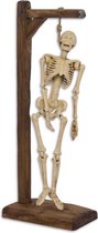 Beeld - Skelet aan galg - Gietijzer - 37,8 cm hoog