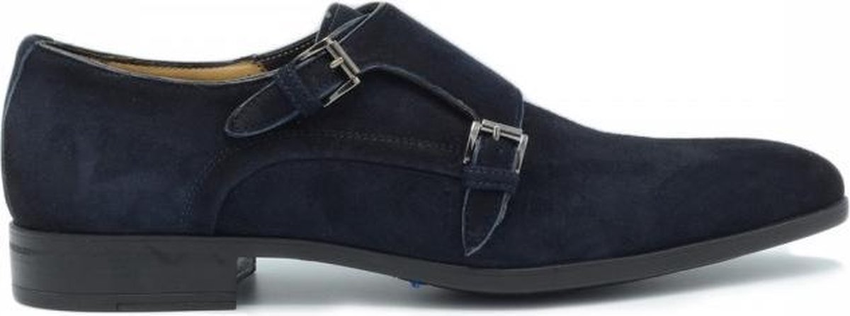 Giorgio Amalfi Schoen Monk Strap Navy - Maat 46 - Heren - Nette schoenen