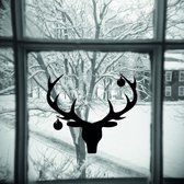 Raamsticker kerst A4 - Oh Deer | Kerst stickers | kerststickers raam | Gratis Verzending!