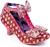 Irregular Choice Total Freedom Hearts 50's Pumps Rood
