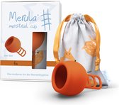 Merula menstruatie cup fox oranje - menstruatiecup