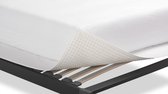 Beter Bed Molton Hoeslaken en Anti-Slip Matrasonderlegger - Beschermingspakket - 200x200x30 cm