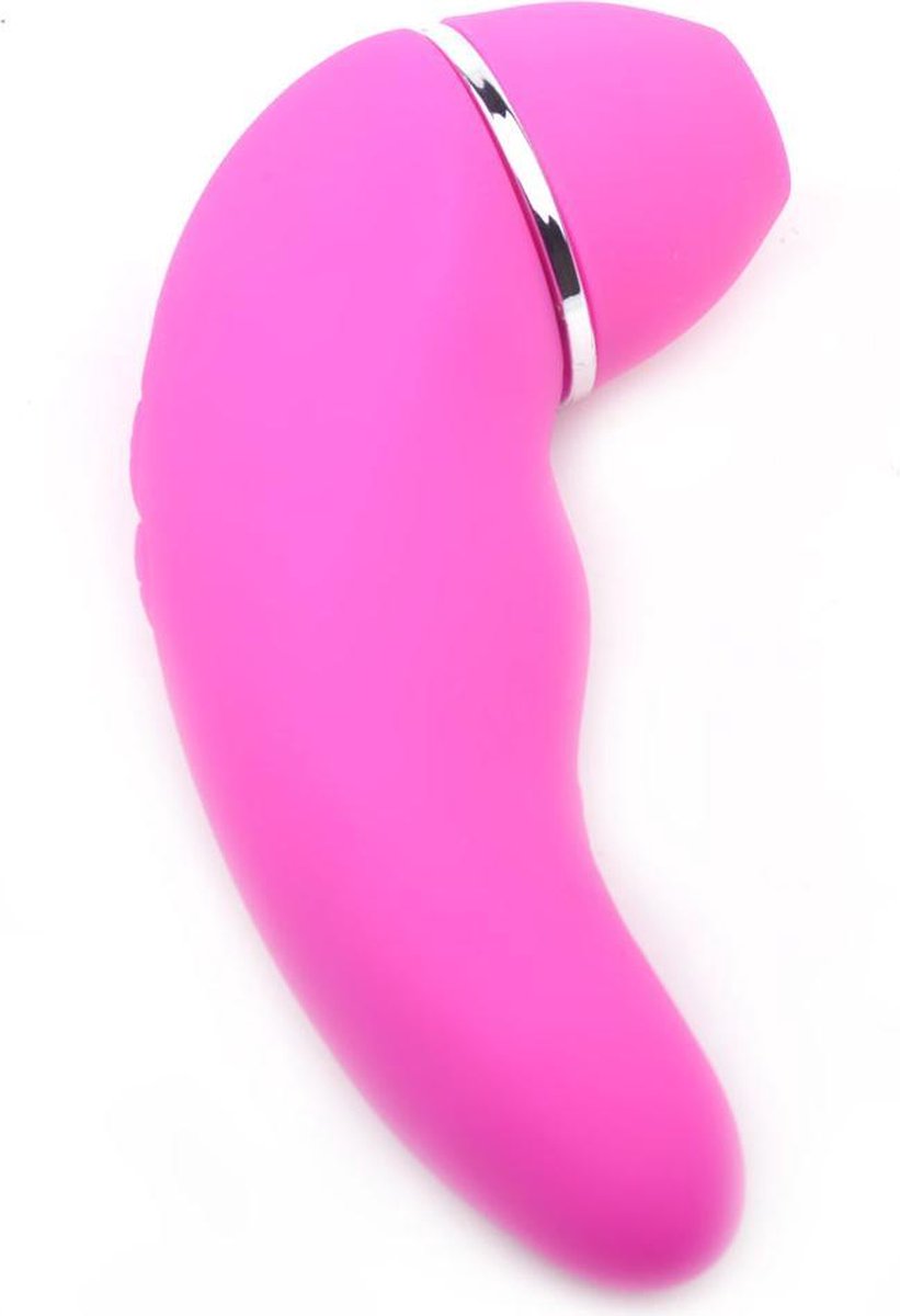 Suction Vibration Stimulator Roze Oplaadbaar Stimulerend Voor