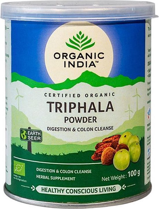 Bol Com Organic India Triphala Powder Biologisch 100 G Can