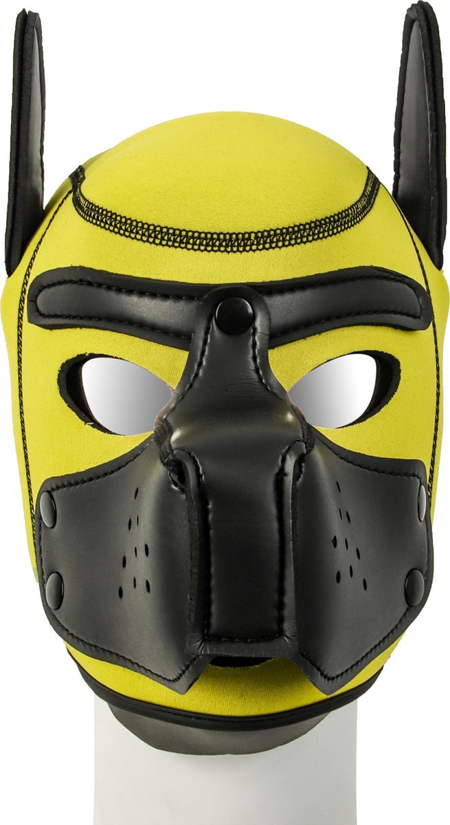 Goedkoopste Banoch - Lindo Perrito Neoprene - honden masker puppy - geel