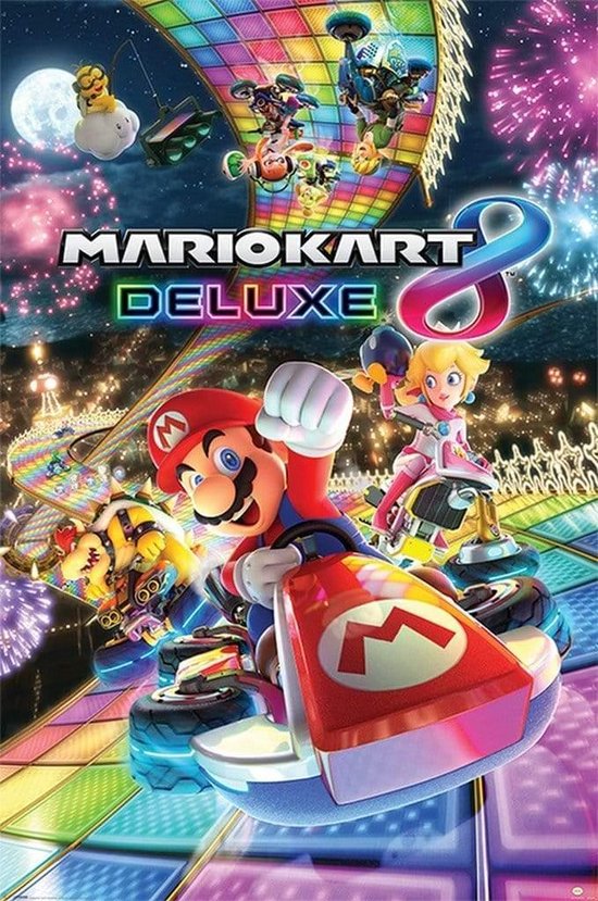 Affiche de luxe Mario Kart 8 61x91,5 cm