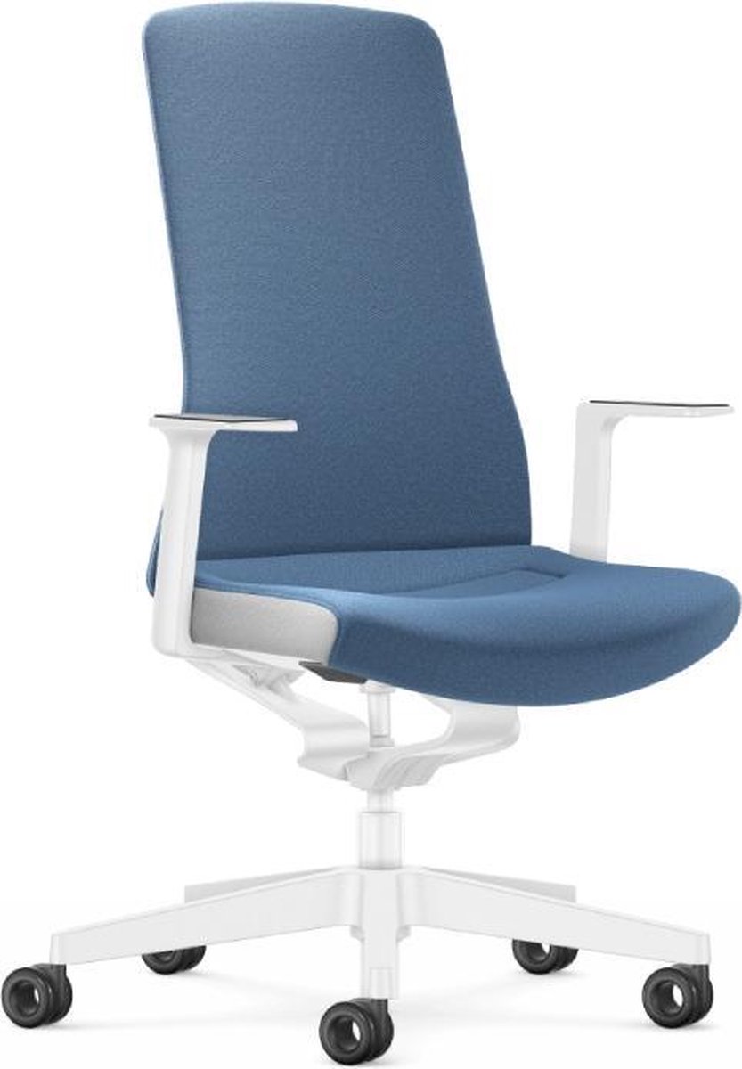 Bureaustoel Interstuhl Pure Interior Edition - gestoffeerd - azuurblauw