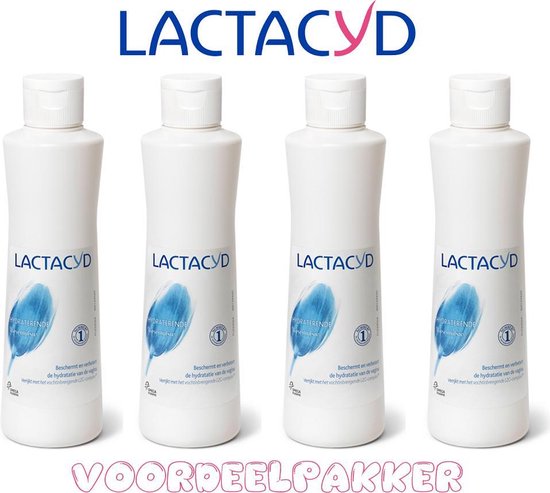 Lactacyd Hydraterende Wasemulsie - 4 x 250 ml