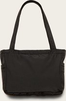 Omay City Bag - Schoudertas voor Dames - Shopper Zwart - 30x7x25 cm - Handmade - Waterbestendig