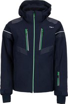 CMP Wintersportjas - Maat 56  - Mannen - donkerblauw/limegroen