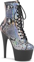 Pleaser Plateau Laarzen, Paaldans schoenen -37 Shoes- ADORE-1020SP Paaldans schoenen Zwart/Multicolours