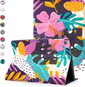 iPad Air 3 2019 hoes - iPad 10.5 inch hoes - Smart Book Case - Tropische Bloemen