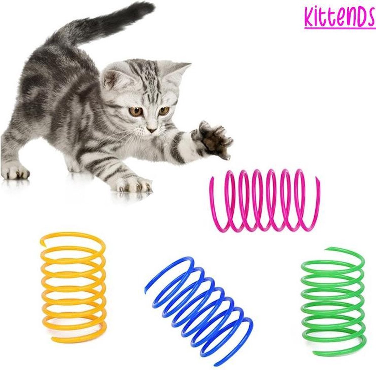 Springveer Katten Kattenveertjes |Katten veertjes | Cat springs | Kattenspeelgoed ...
