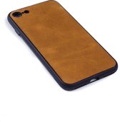 Leren Telefoonhoesje iPhone SE 2020 / 2nd generation – Bumper case - Cognac Bruin