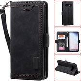 Book Case Samsung Galaxy S10 | Hoogwaardig PU Leren Hoesje | Lederen Wallet Case | Luxe Uitstraling | Telefoonhoesje | Pasjeshouder | Portemonnee | Zwart