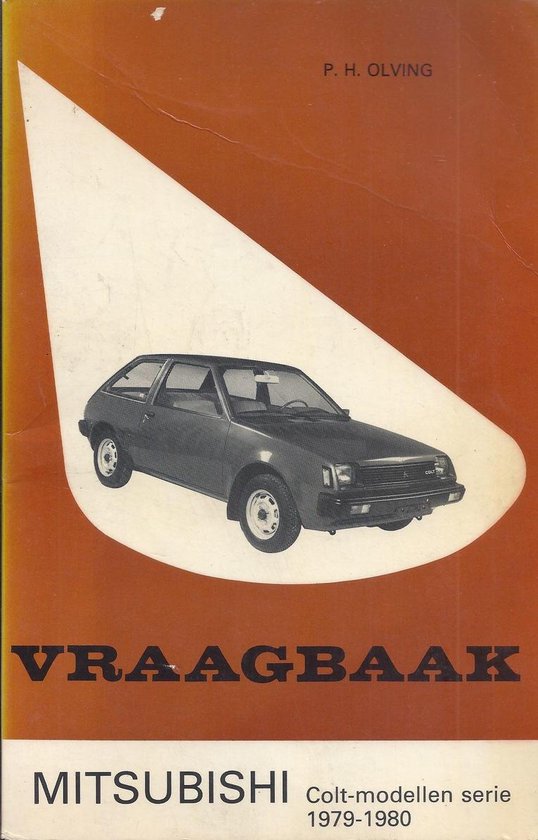 Vraagbaak mitsubishi colt-modellen 79-80 - cover