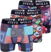 Steve Wolls® - Boxershorts - 3 Pack - Maat M - Set 04