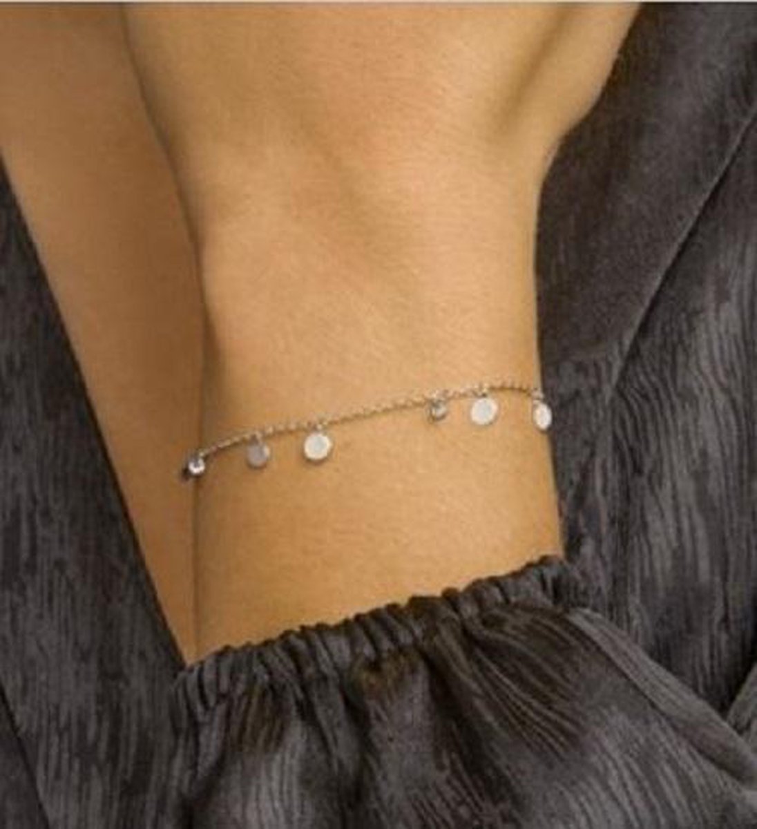 Schitterende Zilveren Armband met Zirkonia Steentjes | bol.com