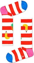 Happy Socks Kids Fruit Striped Rib Sock
