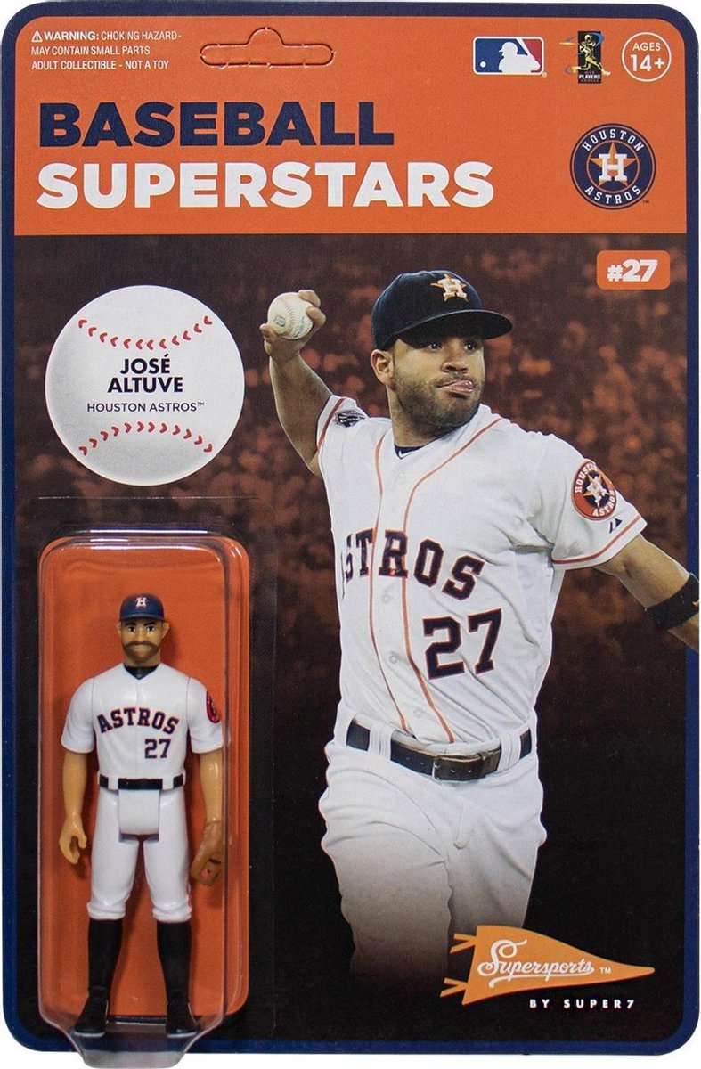 Major League Baseball Modern Jose Altuve (Houston Astros) 3 3/4-Inch  ReAction Figure