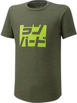 Mizuno Sportshirt - Maat XL  - Mannen - olijfgroen