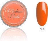 Modena Nails Acryl Neon Oranje - 01